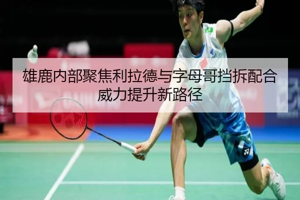 雄鹿内部聚焦利拉德与字母哥挡拆配合威力提升新路径